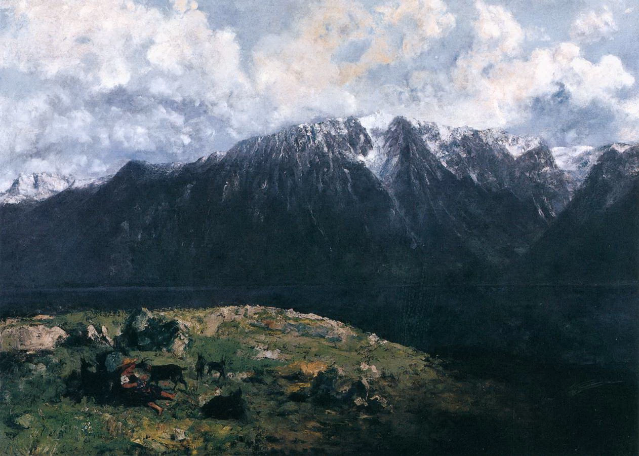  308-Vista panoramica delle Alpi, Les Dents du Midi-Museum of Art, Cleveland 